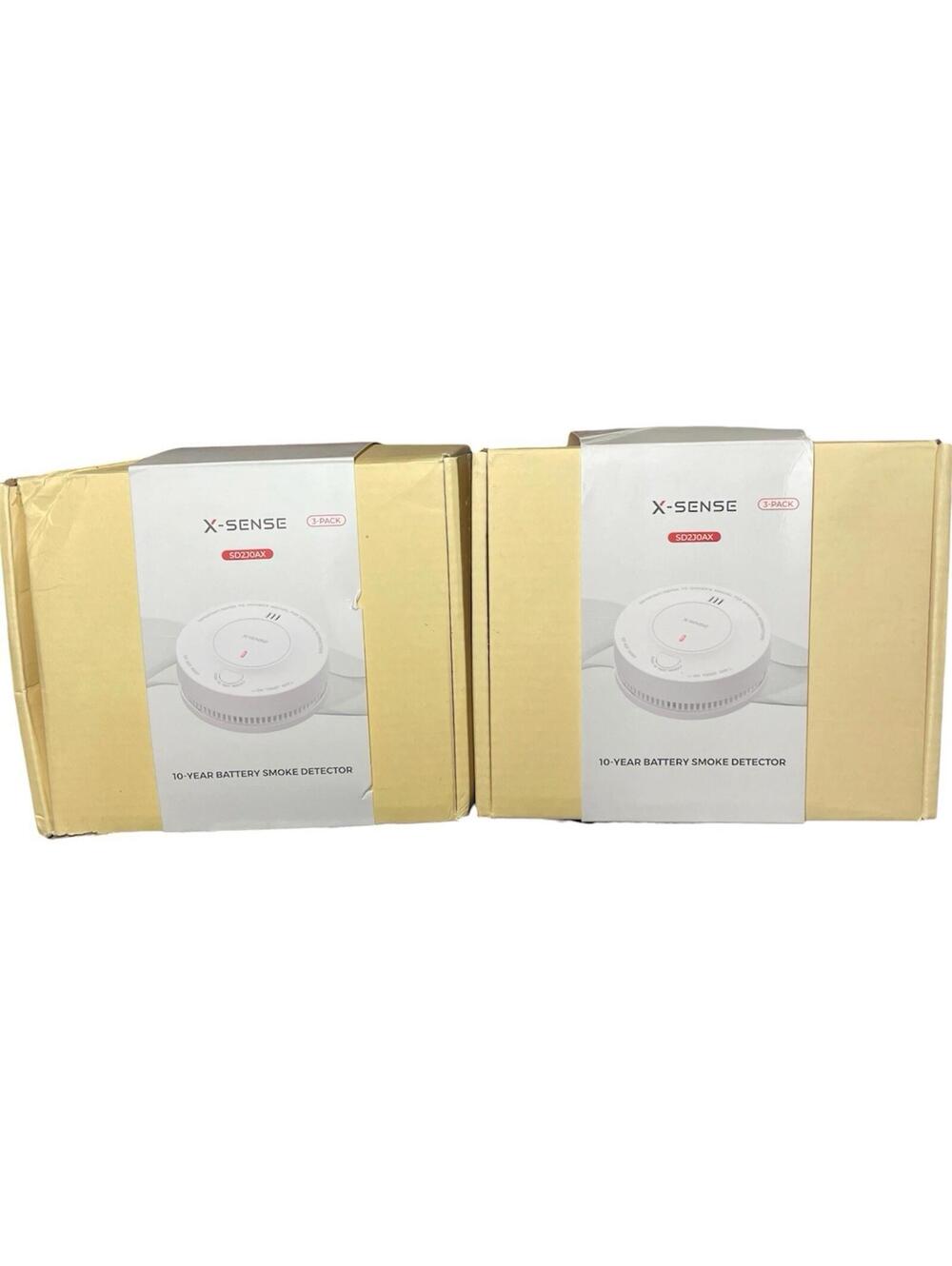 X-Sense Smoke Alarm, 10-Year Battery Fire Alarm Smoke Detector SD2J0AX (6-pack)